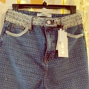 Topshop Moto embellished jeans